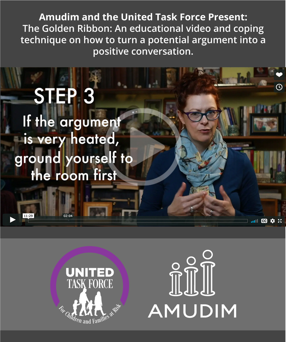 Amudim and the United Task Force Present: Educational Video How to turn a potential argument into a positive conversation.